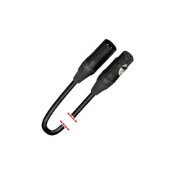 Cable XLR3 macho/hembra 3...