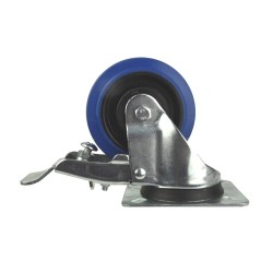 Rueda ancha azul de 100mm...