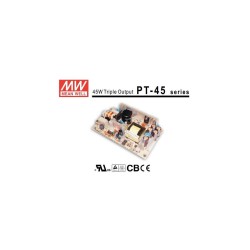 Mean Well Fuente triple...