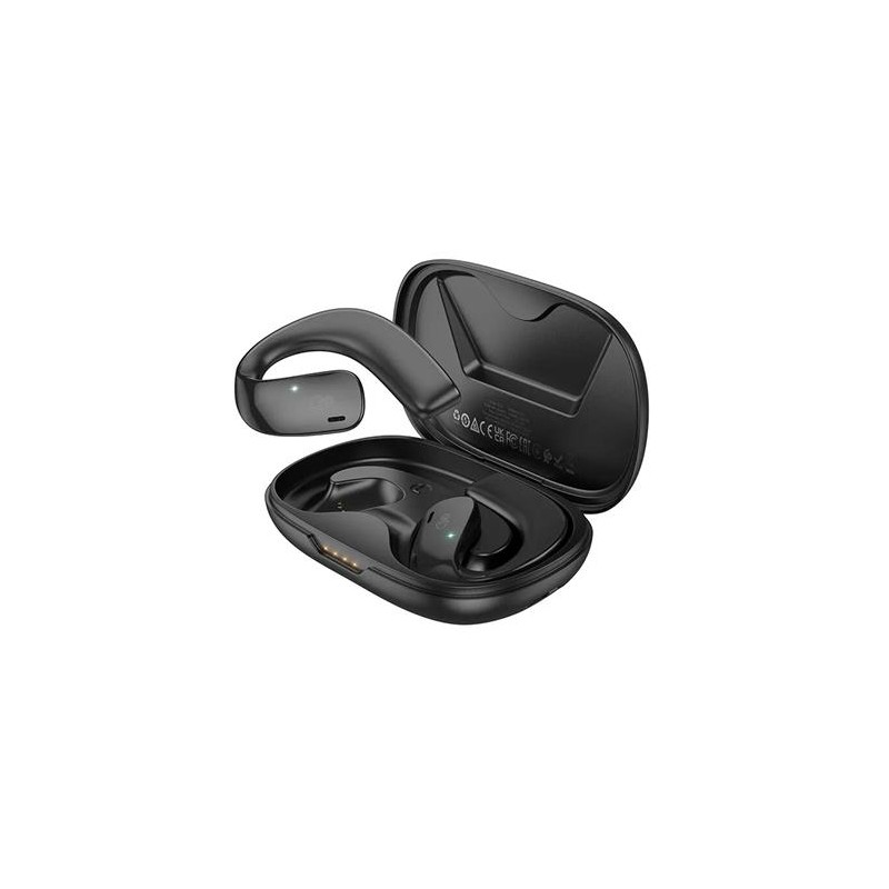 Hoco EQ4 Graceful Auricular Inalámbrico Bluetooth Negro
