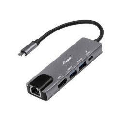 Adaptador EQUIP USB-C 5en1...