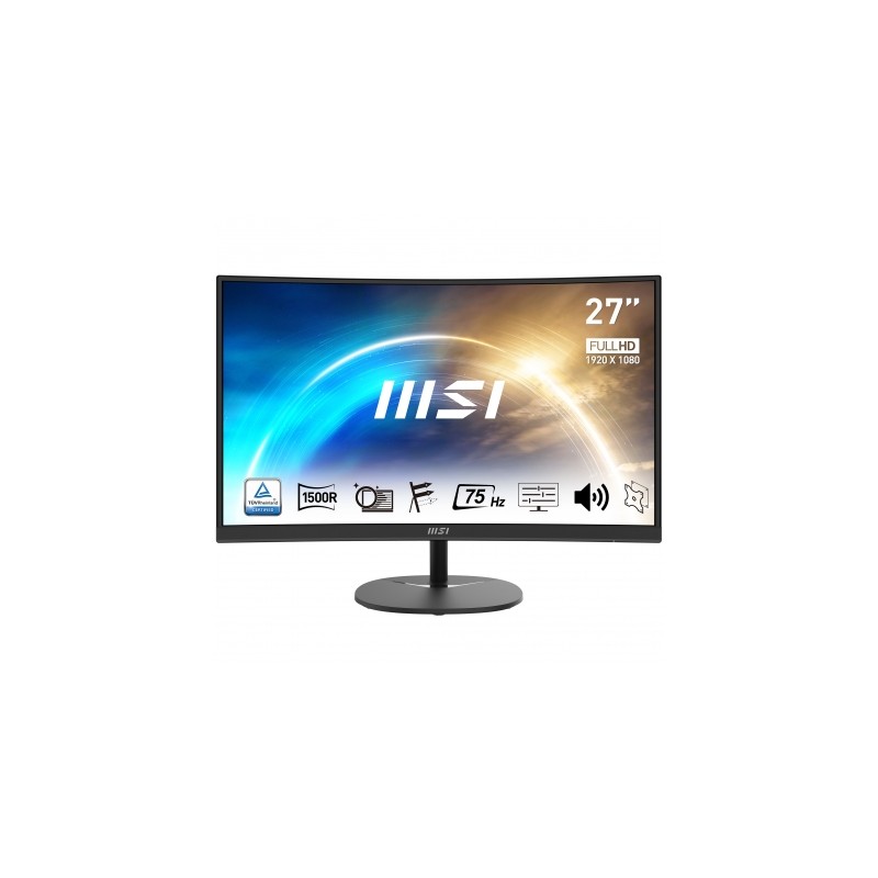 MSI Pro MP271CA pantalla para PC 68,6 cm (27) 1920 x 1080 Pixeles Full HD  LED Negro
