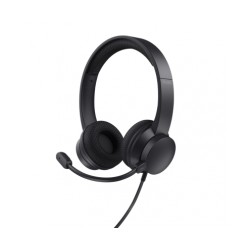 Trust HS-100 Auriculares Alámbrico Diadema Oficina/Centro de llamadas Negro