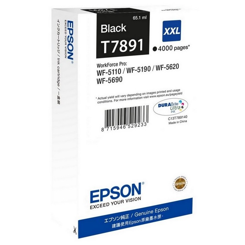 EPSON CARTUCHO T7891 NEGRO XXL