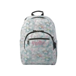 MOCHILA ESCOLAR CORAZONES...