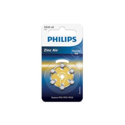 PHILIPS Pack 6 Pilas Boton...