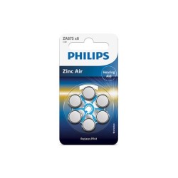 PHILIPS Pack 6 Pilas Boton...