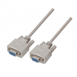 NANOCABLE CABLE SERIE NULL MODEM DB9/H-DB9/H 1.8 M