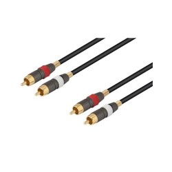 NIMO Cable 2xRCA M/M 3Mtrs...