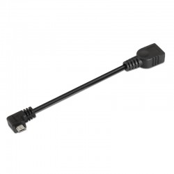 NANOCABLE CABLE OTG ACODADO USB/H A MICRO-USB/M 0.15M