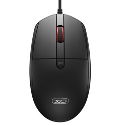 RATÓN CON CABLE M8 NEGRO XO