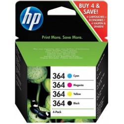 Tinta HP 364 Pack de los 4...