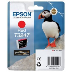 Tinta Epson T3247 Rojo