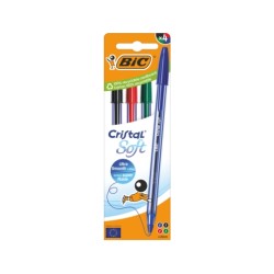 BIC Cristal Soft Negro Azul...