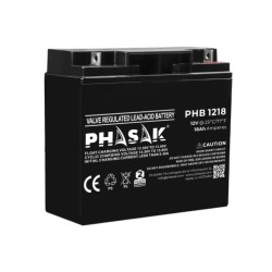 Phasak Batería 12V 18Ah –...