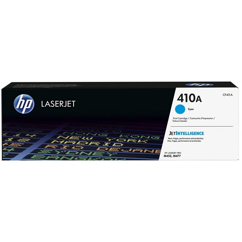 Toner HP 410A Cian CF411A