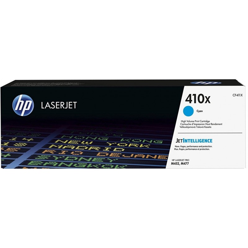 Toner HP 410X Cian CF411X