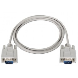 Cable Serie RS232 DB9/M-DB9/M 3m Nanocable