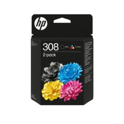 HP Paquete de 2 Cartuchos...