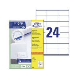 Avery 3422 etiqueta...