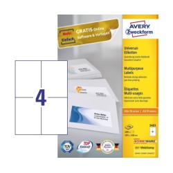 Avery 3483 etiqueta...