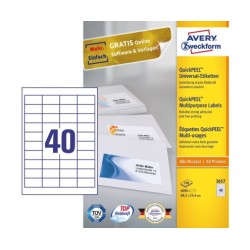 Avery 3657 etiqueta...