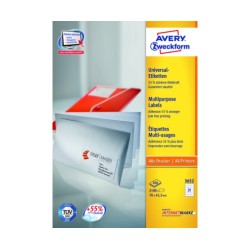 Avery 3652Z etiqueta...