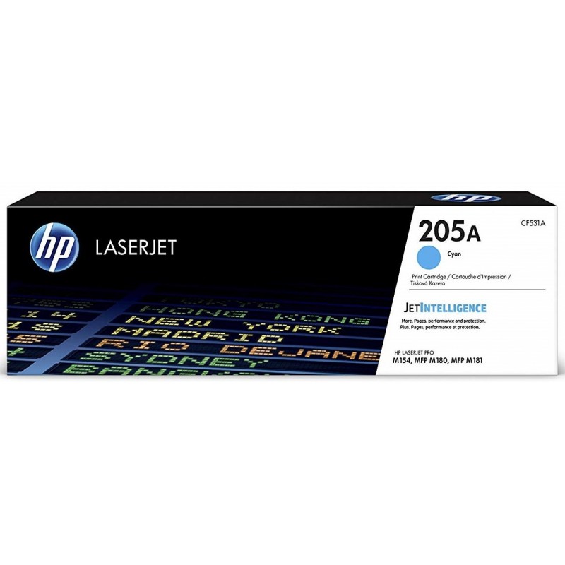 Toner HP 205A Cian CF531A