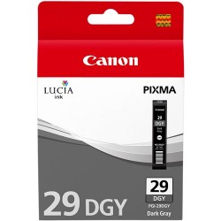 Tinta Canon 29 Gris Oscuro PGI-29DGY