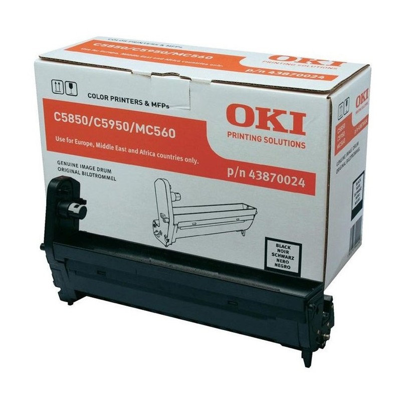 Tambor Oki C5850/C5950/MC560 Negro 43870024