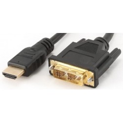 Cable HDMI M / DVI M 0,5m...