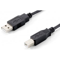 Cable USB AM - USB BM 1,8m Equip