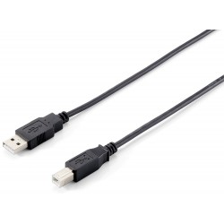 Cable USB AM - USB BM 1,8m Equip