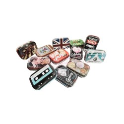 Caja de Metal Retro Surtido...