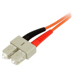 Cable de Fibra Duplex Multimodo LC/SC 1m StarTech