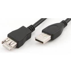 Cable USB AM - USB AH 1,8m...