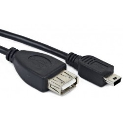 Cable OTG USB H - MiniUSB M...