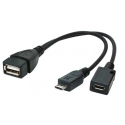 Cable OTG USB H - MicroUSB...