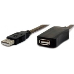 Cable USB AM - USB AH 10m...
