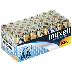 MAXELL MAX73131 PACK 32 PILAS ALCALINAS LR6 AA 1.5V