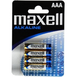 MAXELL MAX16401 PAQUETES DE PILAS ALCALINAS LR03 AAA 1,5V