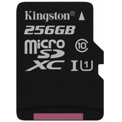 Tarjeta MicroSD 256GB Kingston Canvas Select