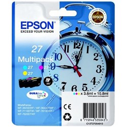 Tinta Epson 27 Pack de los 3 Colores T2705