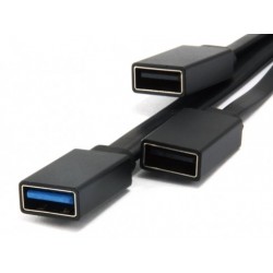 Hub USB Type C a 1xUSB 3.0 y 2xUSB 2.0 Conceptronic Hubbies Negro