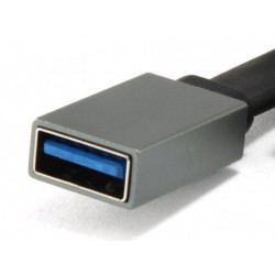 Hub USB Type C a 1xUSB 3.0 y 2xUSB 2.0 Conceptronic Hubbies Gris
