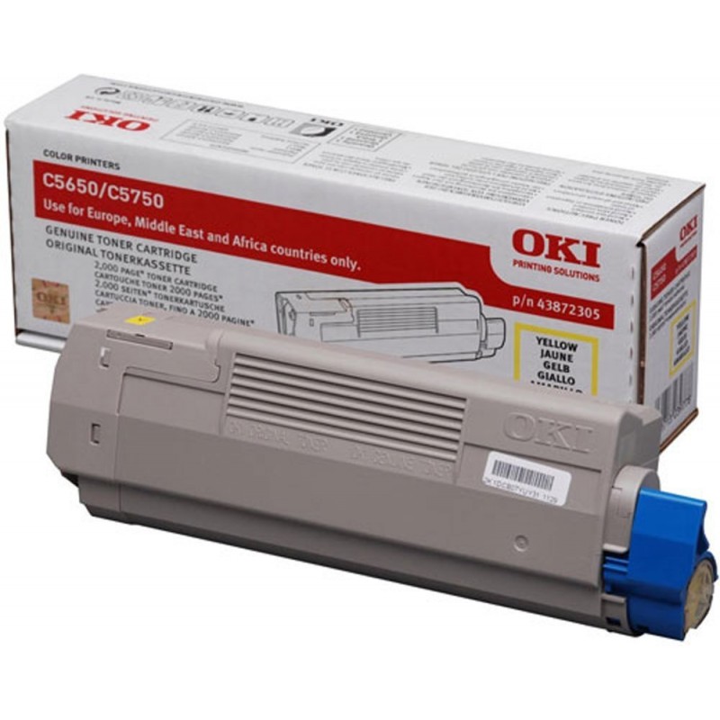 Toner Oki 43872305 Amarillo