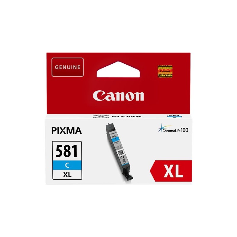 Tinta Canon 581XL Cian CLI-581CXL