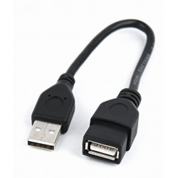 Cable USB AM - USB AH 0,15m Cablexpert