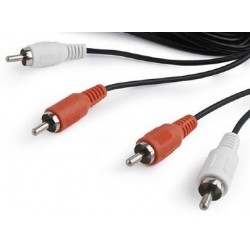 Cable RCA x2 M / RCA x2 M 7,5m Cablexpert