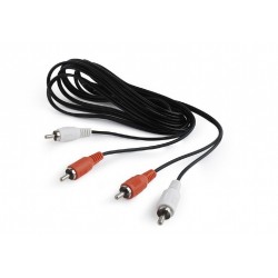 Cable RCA x2 M / RCA x2 M 1,8m Cablexpert